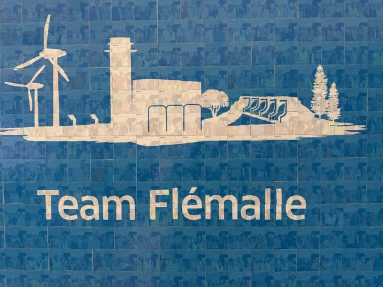 Mosaic-294 pieces business event logo-mosaic wall