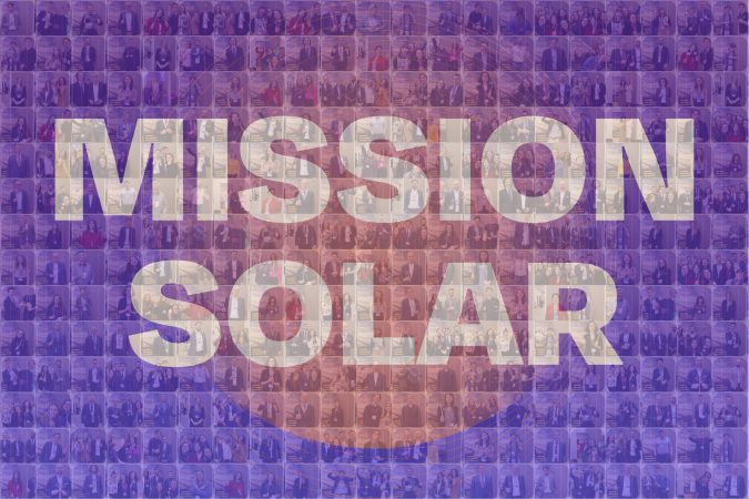 Mission Solar Completed Wall