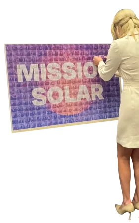 Mosaik-Fotobooth-Wand